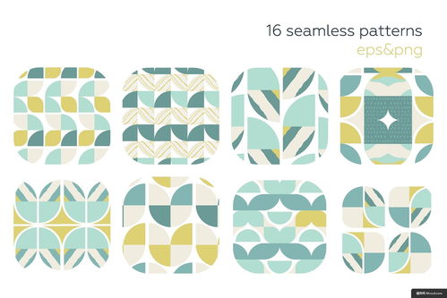 復(fù)古優(yōu)雅幾何圖案 無縫拼接矢量素材在平面設(shè)計中的應(yīng)用